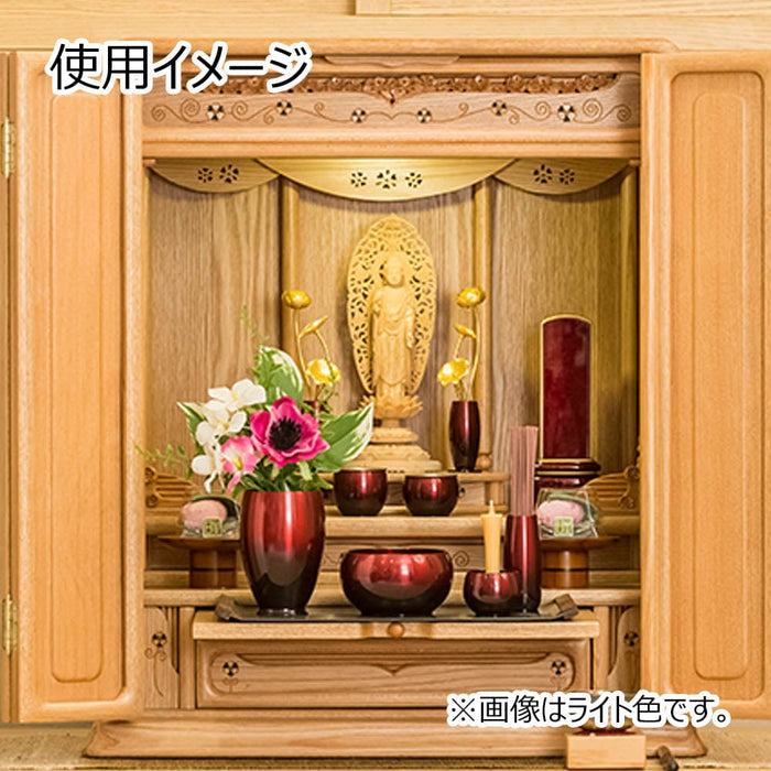 仏具 高杯 バウム 花梨 (1個) 3.0寸 特徴 5