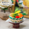 仏具 高杯 バウム 花梨 (1個) 3.0寸 特徴 6