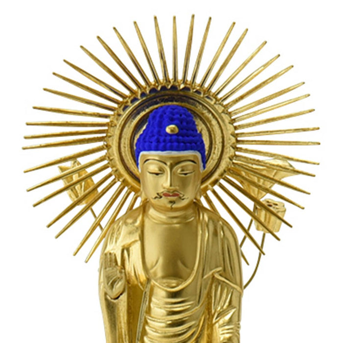 仏像 本尊 東 木製 肌粉 八角 4.5寸 特徴 4