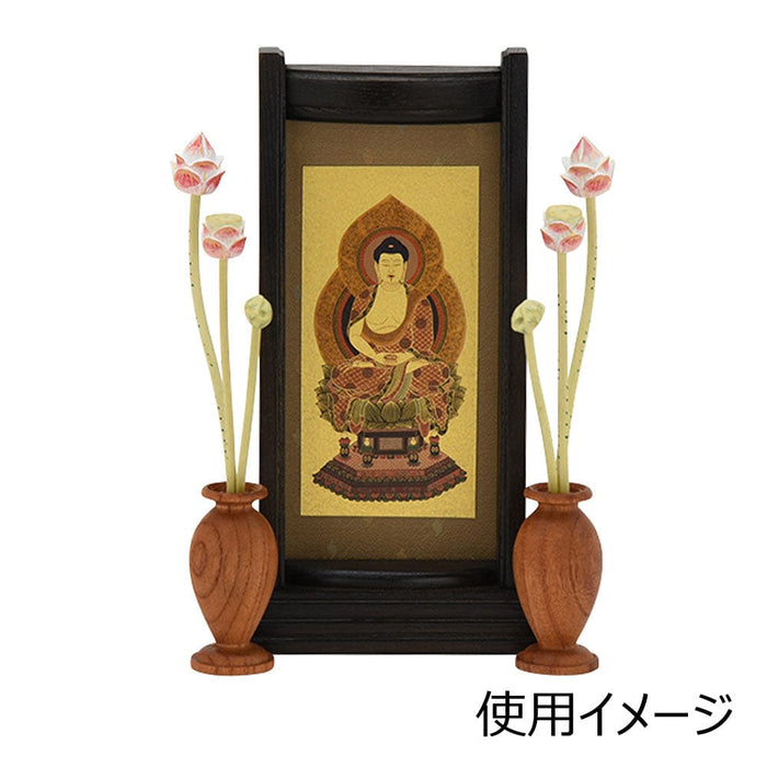 仏具 小常花 木製彩色 3本立 木製華瓶付 特徴 5