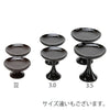 仏具 高杯 木質 溜 寛通型 3.0寸 特徴 5