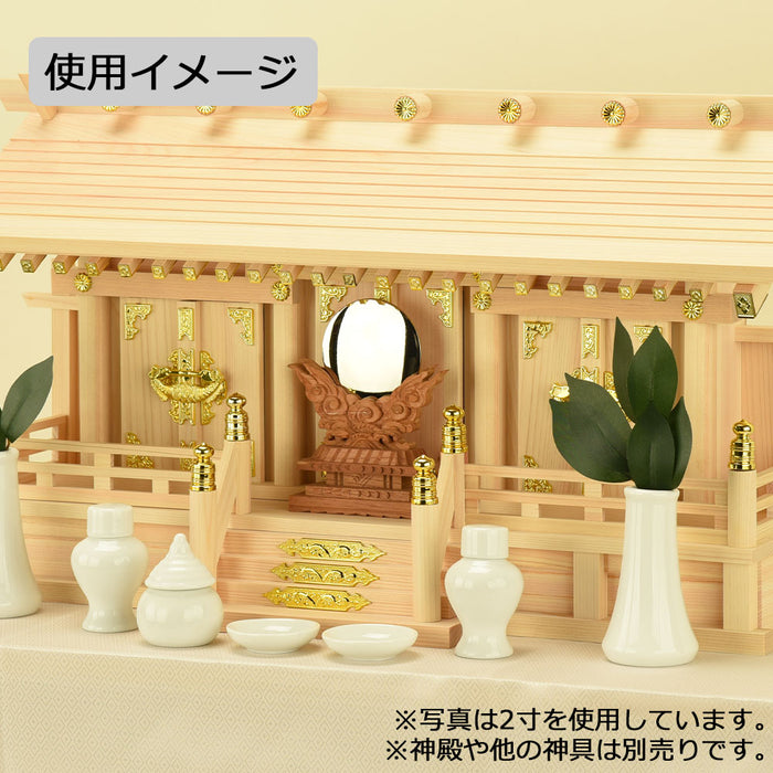 神棚 神具 御神鏡 けやき 2.0寸 特徴 3