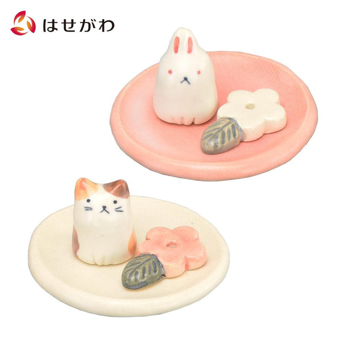 ペット供養 P 香立 小花兎 小花猫 特徴 1