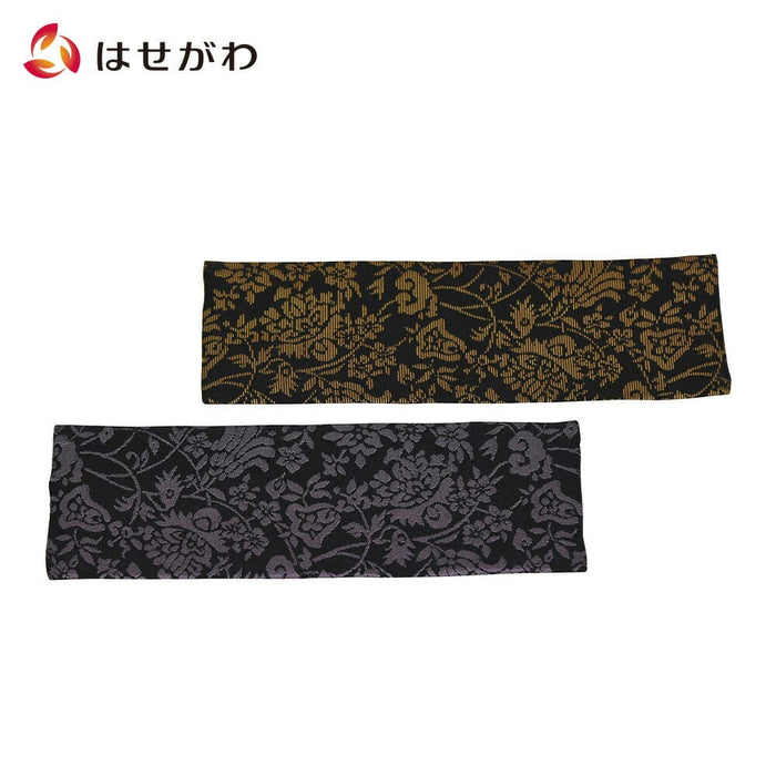仏具 新名物裂 敷物裏付 小 黒地 紹巴唐華紋 特徴 1