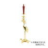 仏具 二具足 利久型鶴付 本金メッキ 2.5寸 特徴 7