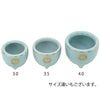 仏具 香炉 青磁 西用(盛紋入) 3.5寸 特徴 3