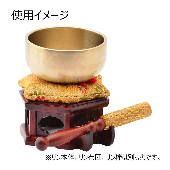 仏具 リン台 花梨 雄美 六角置台付3.5 特徴 3