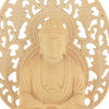 仏像 本尊 座釈迦 白木 丸台 2.0寸 特徴 4