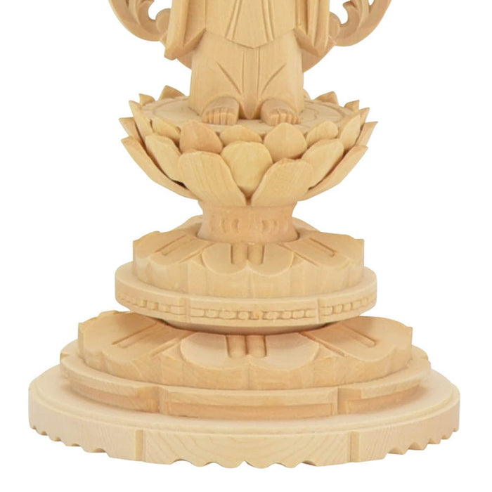 仏像 本尊 浄土 白木 丸台 3.5寸 特徴 5