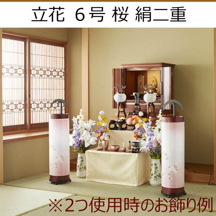 盆提灯 新型 立花６号 桔梗ボカシ 回転 特徴 7