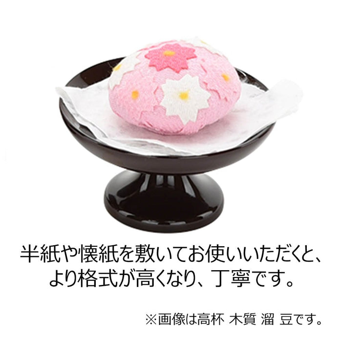 仏具 高杯 木質 溜 寛通型 3.5寸 特徴 4